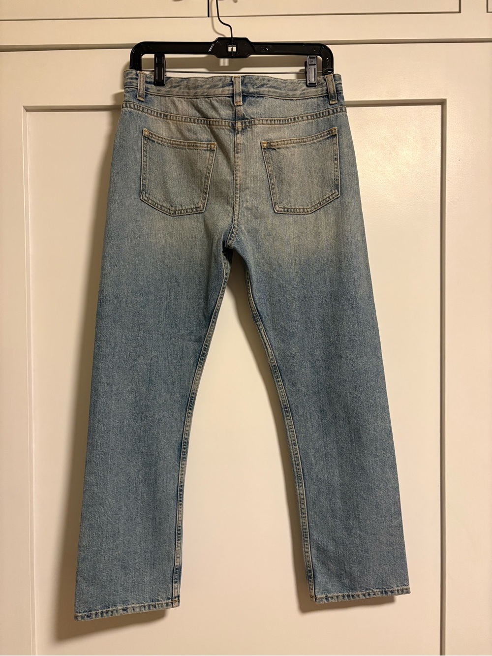 The Row Mid-Rise Straight Leg Jeans, ALTERED TO SMALLER 6 - Picture 2 of 6